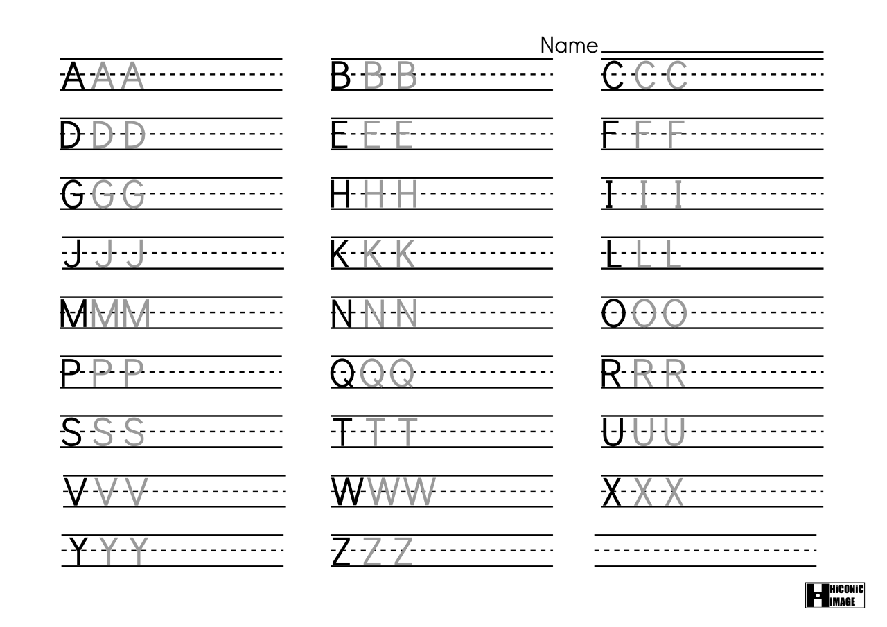 Alphabet Letter Practice Printables