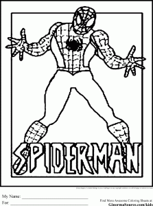 Spiderman Coloring Pages Cover Spiderman coloring, Superhero coloring
