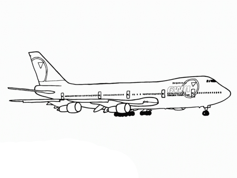 Coloring Pages Airplane