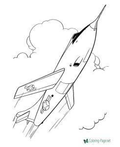 Air Force Jet Armed Forces Coloring Pages