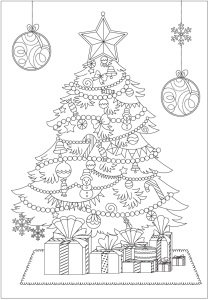 Christmas tree Free christmas coloring pages, Christmas coloring