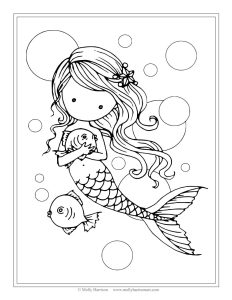 Week two ocean theme Mermaid coloring pages, Unicorn coloring pages