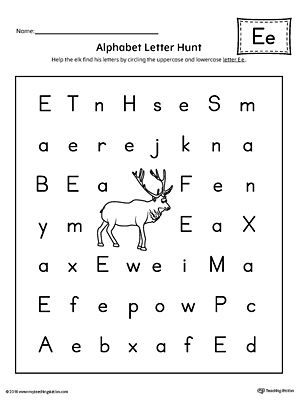 Preschool Letter E And F Worksheets