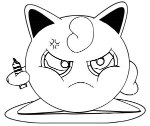 Jigglypuff pokemon images coloring pages Pokemon coloring pages