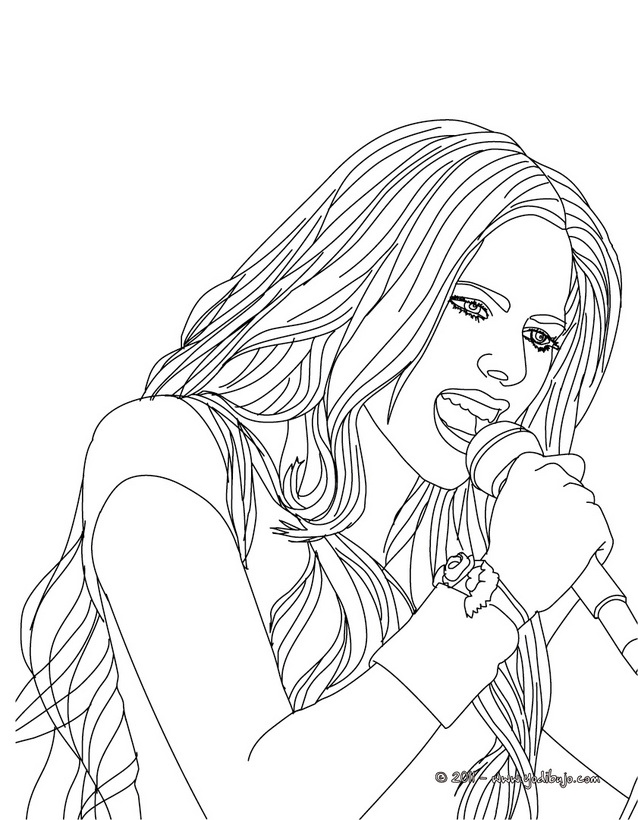 Celebrity Coloring Pages