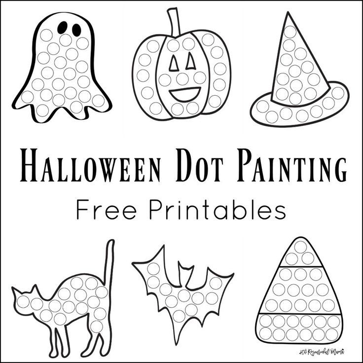 Preschool Free Halloween Printables For Toddlers