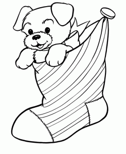 BlueBonkers Christmas animals Coloring pages 5