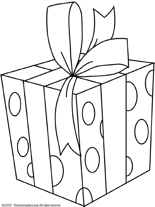 Free Printable Christmas Presents Coloring Pages