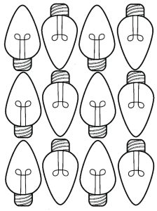 Christmas Light Bulb Drawing at GetDrawings Free download