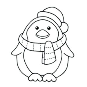 Christmas Penguin Drawing at GetDrawings Free download