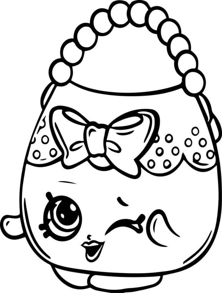 Shopkins Christmas Coloring Pages