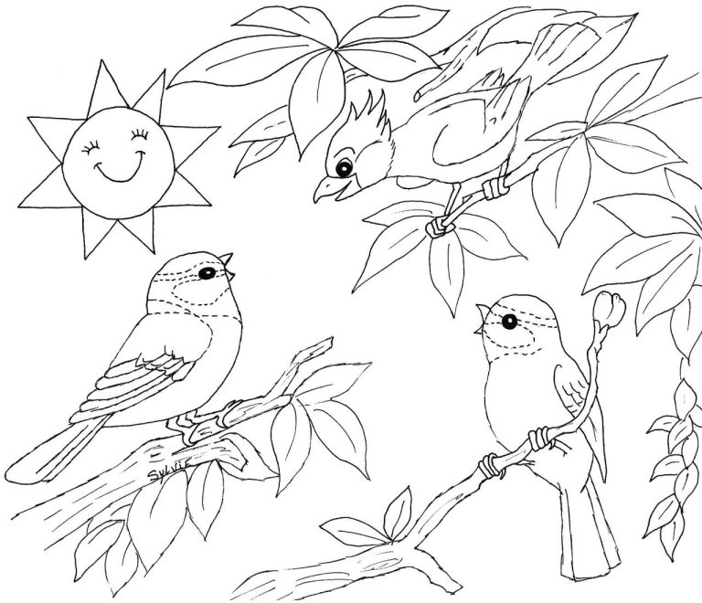 Coloring Page Nature