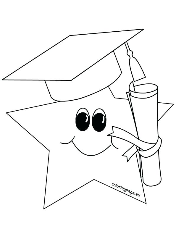 Graduation Coloring Pages