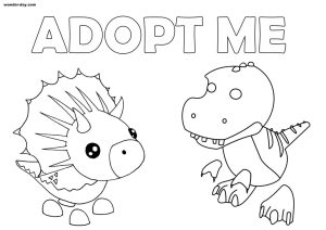 e learning for kindergarten Adopt Me Pet Coloring Sheets Adopt Me