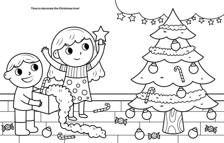 Crayola Coloring Pages Christmas
