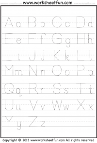Free Printable Alphabet Practice Sheets