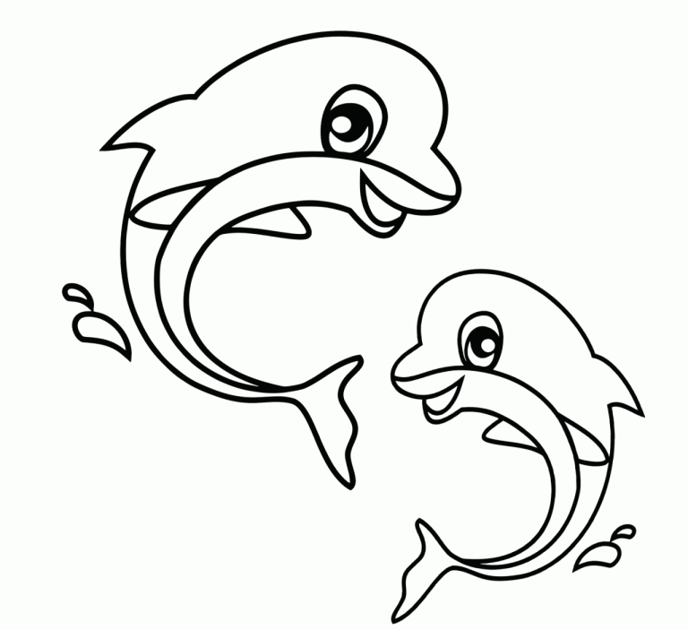 Animal Easy Coloring Pages