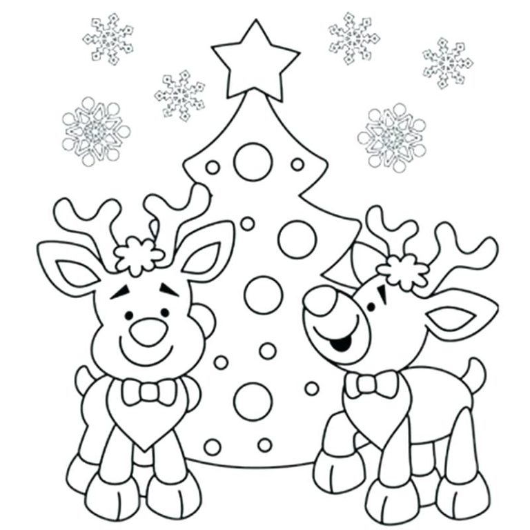 Hard Coloring Pages Christmas