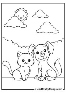 Dog And Cat Coloring Pages (Updated 2021)