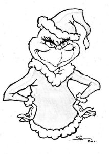the Grinch Stole Christmas Coloring Pages Coloring Pages