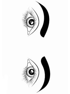 Eyes coloring pages. Free Printable Eyes coloring pages.