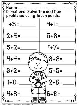 Touch Point Math Worksheets Free