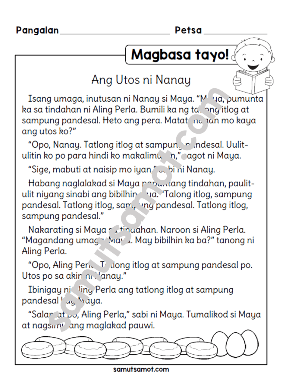 Filipino Reading Comprehension Worksheets For Grade 4 Pdf
