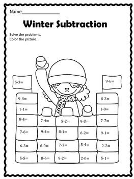 Free Printable Winter Worksheets For First Grade