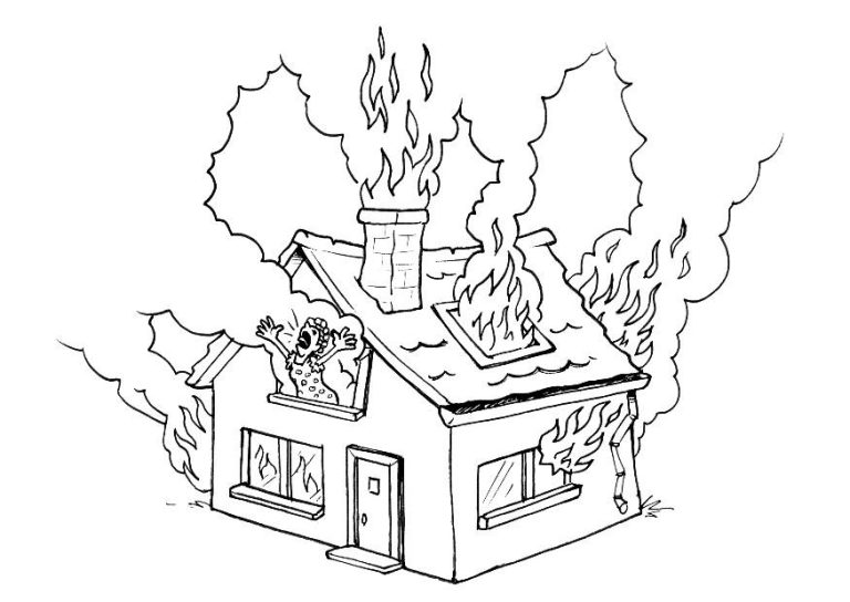 Coloring Pages Fire