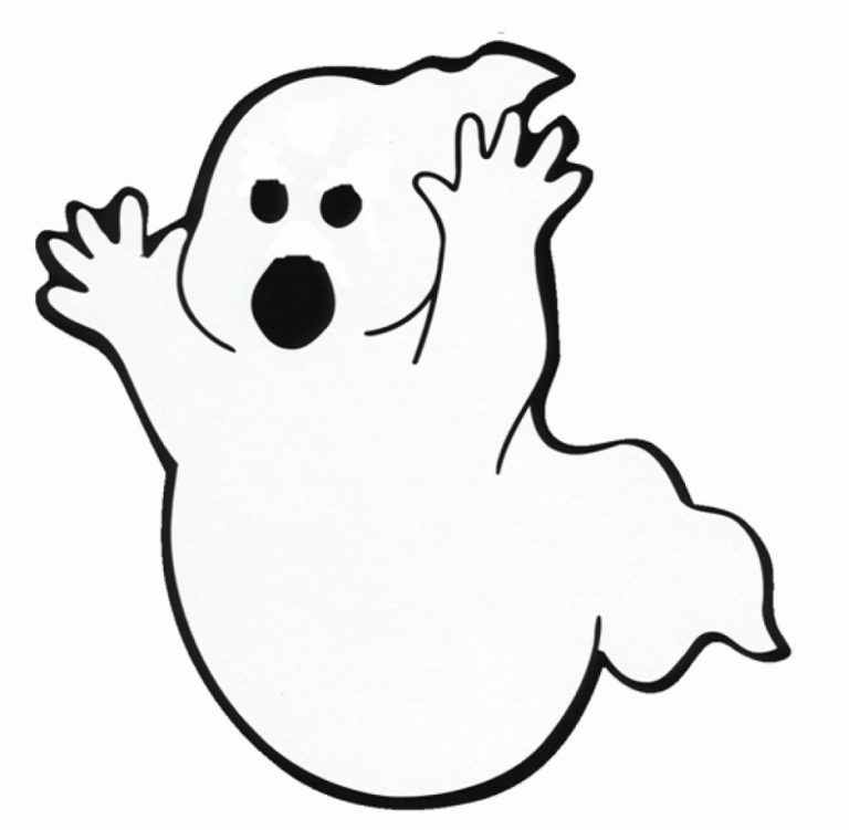 Coloring Page Ghost