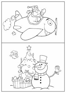 9 Best Christmas Coloring Printable For Teacher Card