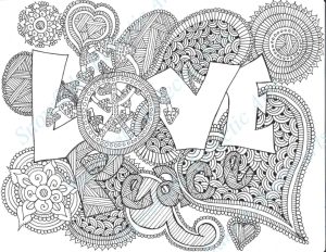 Free Printable Hippie Coloring Pages at Free