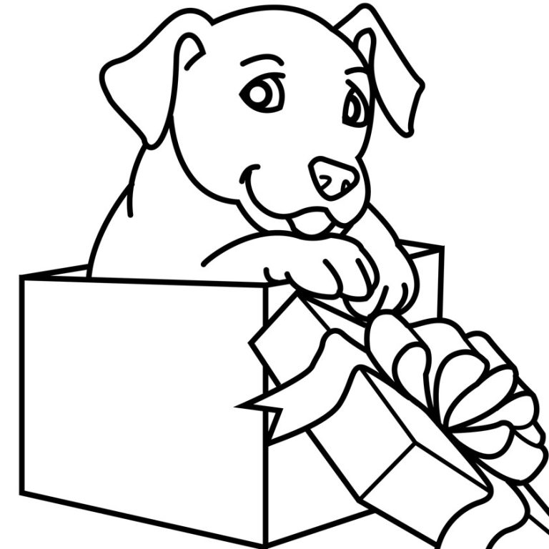 Christmas Clipart Coloring Pages