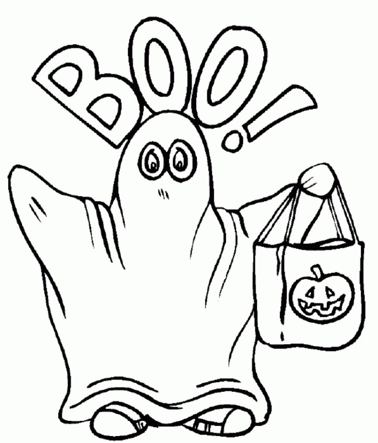 Coloring Pages Of Ghosts