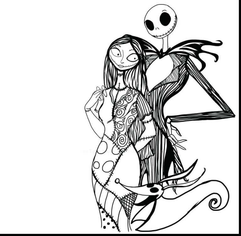 Nightmare Before Christmas Sally Coloring Pages