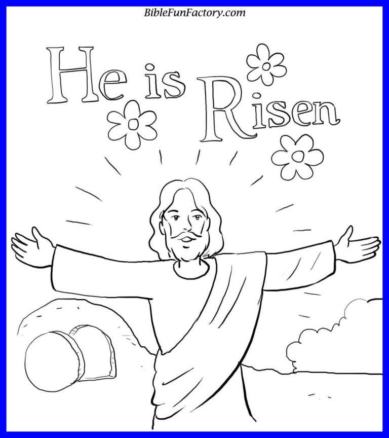 Coloring Pages Of Jesus