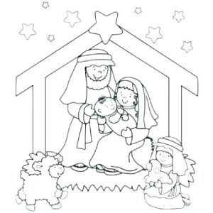 Lds Christmas Coloring Pages at Free printable