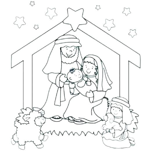 Lds Christmas Coloring Pages