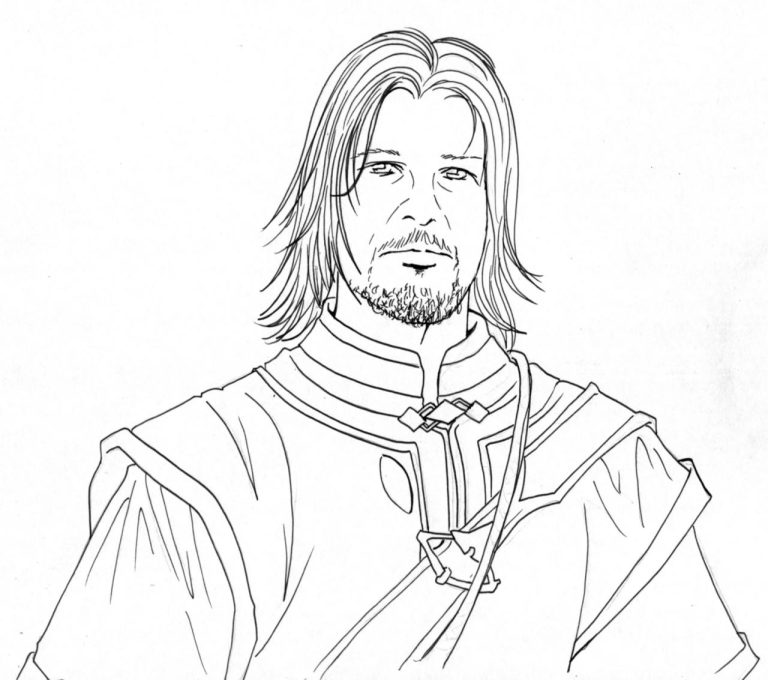 Lord Of The Rings Coloring Pages