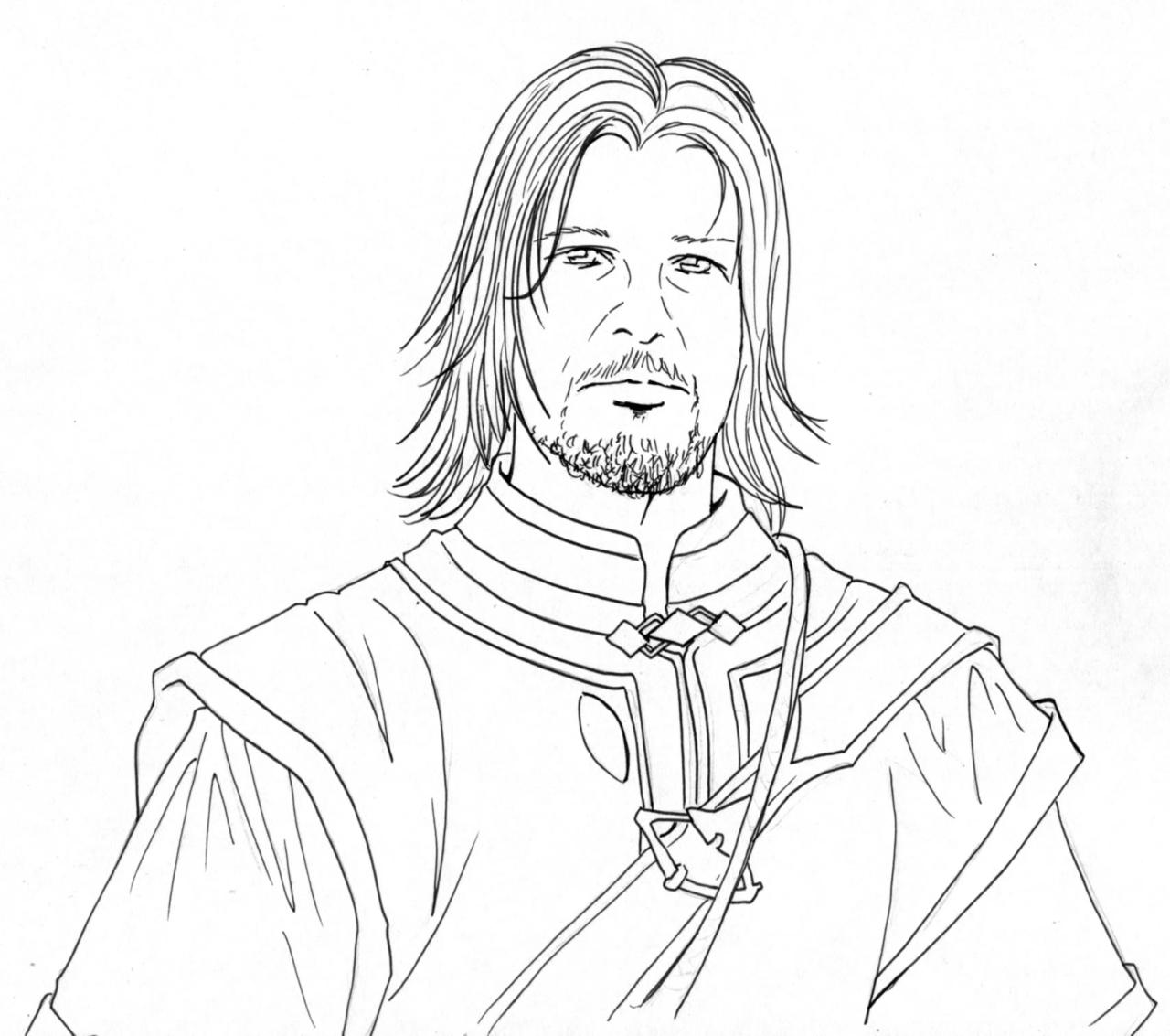 Lord Of The Rings Coloring Pages