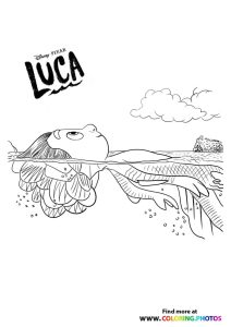 Disney Luca coloring pages Coloring Pages for kids Free and easy print