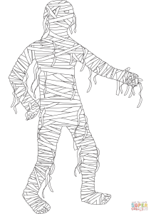 Mummy coloring page Free Printable Coloring Pages