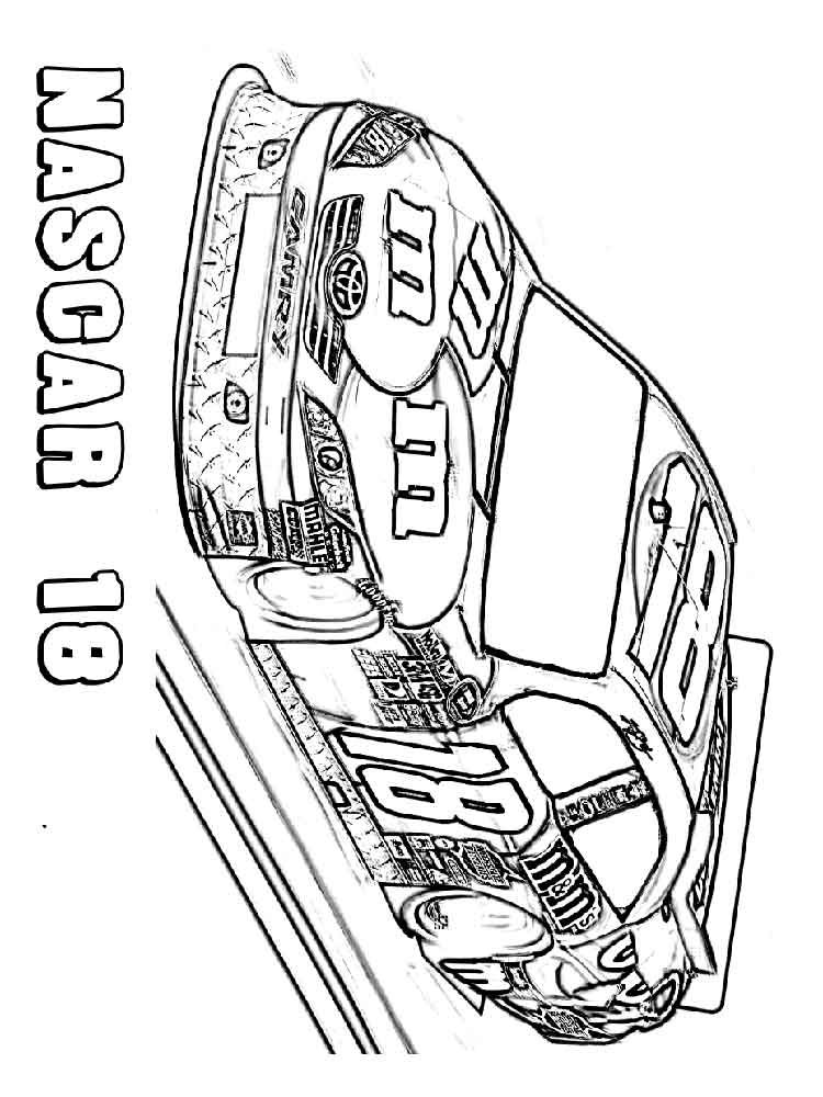 Coloring Pages Nascar