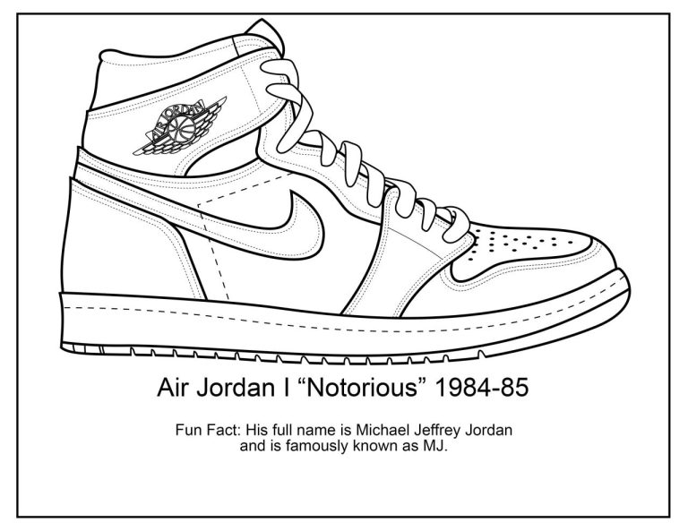 Coloring Pages Of Jordans