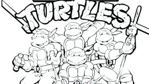 Ninja Turtle Christmas Coloring Pages at Free