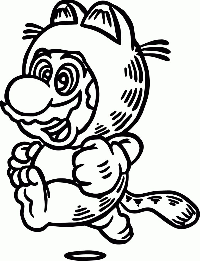 Paper Mario Coloring Pages