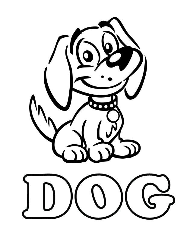 Coloring Pages For Kids Dogs
