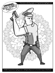 Police Officer Coloring Pages Coloring Pages Original Coloring Pages