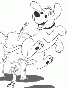 Clifford The Big Red Dog Coloring Pages To Print