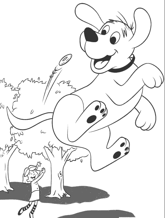 Clifford The Big Red Dog Coloring Pages